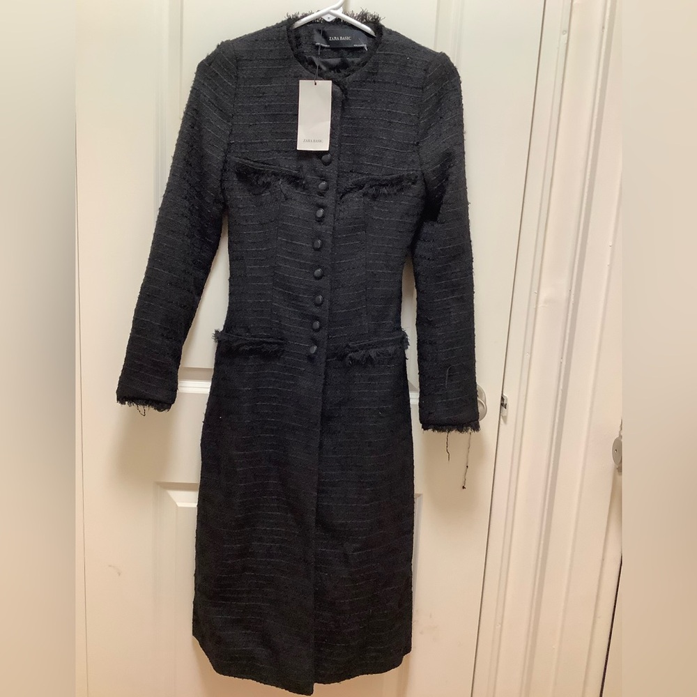 Elegant Black Long Coat